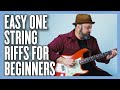 Rolling Stones, Tom Petty, Blues Brothers, CCR Easy Beginner Guitar ONE STRING RIFFS