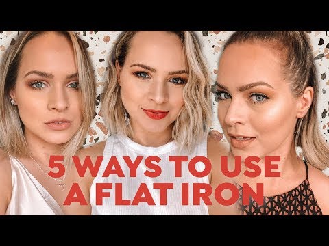 5 Ways to Use a Flat Iron - Kayley Melissa