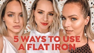 5 Ways to Use a Flat Iron  Kayley Melissa