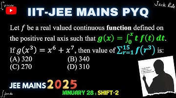 Definite Integration & Functions Mix | Moderate Question | JEE Mains 2025 | Must-Do Question! 🔥 #jee