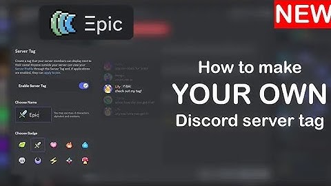 How to Make your own discord server tag for free | 100% work | 2025