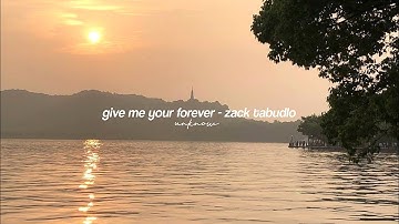 Thumbnail of give me your forever - zack tabudlo | i want you to know i love you the most (lyrics + sped up)