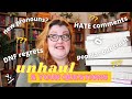 BOOKS GONE TEA SPILLED ☕ | SLIGHTLY BITCHY BOOK UNHAUL | Literary Diversions