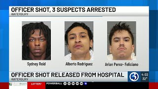 Officer shot released from hospital in Waterbury