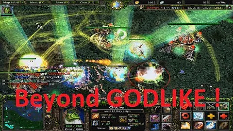 DotA 6.79c - Chen, Holy Knight Beyond GODLIKE !
