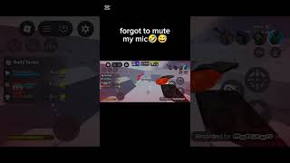 forgot to mute my mic #roblox #rivals #forgot #mute #mic #youtuber #youtube #smallyoutuber #ytshorts