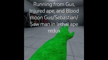 Running from 3 monsters in lethal ape redux #lethalaperedux