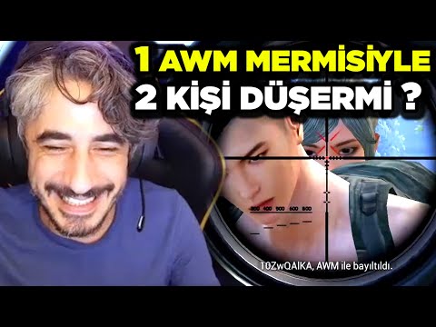 1 AWM MERMİSİYLE 2 KİŞİ DÜŞER Mİ? - PUBG Mobile