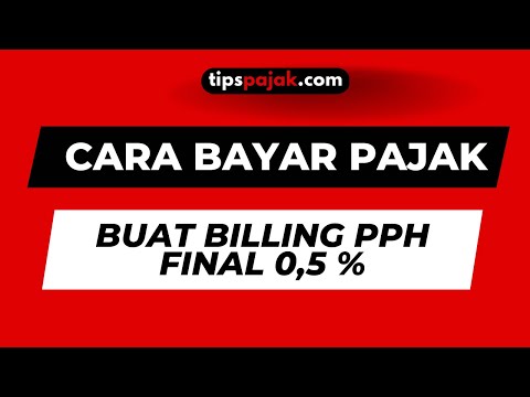 MEMBUAT BILLING DAN BAYAR PPH FINAL ONLINE