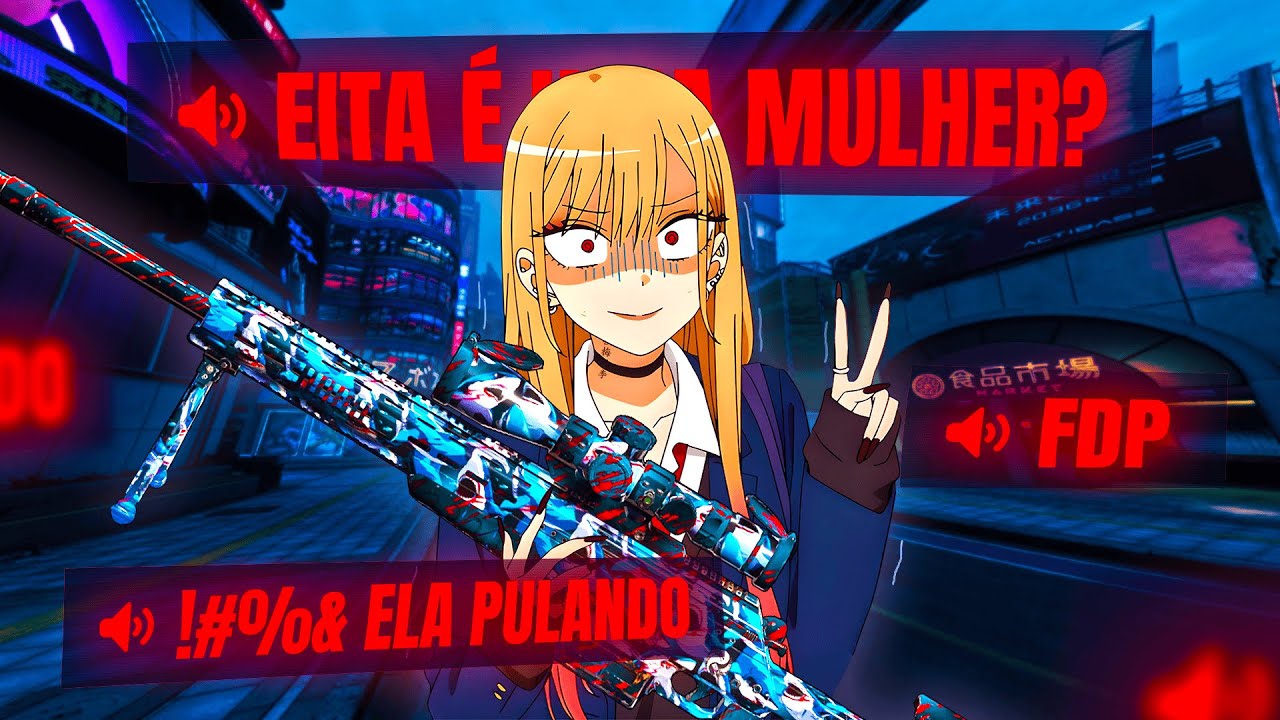 O CAOS de ser uma SNIPER nos lobbys 🤭