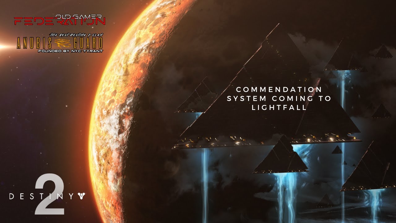 DESTINY 2 COMMENDATIONS WITH LIGHTFALL EXPANSION