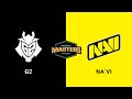 G2 vs NAVI - Mirage - Upper Bracket - Europe - DreamHack Masters Spring 2020