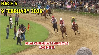 Race 6 Kelas Cd Pemula 2 Tahun Div 3 - Pacu Kuda Batusangkar Open Race 2026