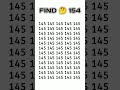 Spróbuj znaleźć ten numer 👉🧐🤔 154 w ciągu 6 sekund