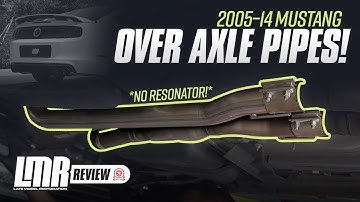 2005-2014 S197 Mustang Exhaust Over Axle Pipes: Removal, Install, Resonator Delete, & Sound Clips