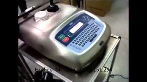 Máy in phun LINX 4900   In trên vĩ thuốc