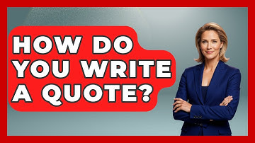 How Do You Write a Quote? - Anecdotes in Quotation
