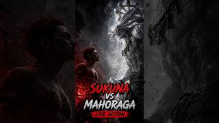 Sukuna VS Mahoraga Live Action 😲 || #anime #shorts
