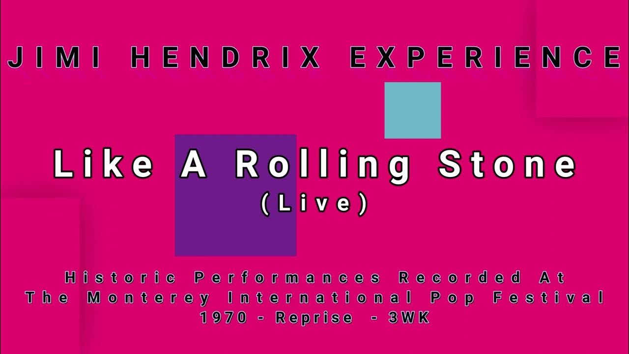 Hendrix Like A Rolling Stone Live Monterey JIMI HENDRIX EXPERIENCE-Like A Rolling Stone (Live) (vinyl) - YouTube