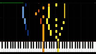 Prelude and Fugue in F minor - J.S. Bach - BWV 534 - Synthesia HD 60 fps