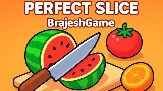 🍉 Perfect Slice Gameplay | Satisfying Cutting Game | ASMR | No Commentary screenshot 3