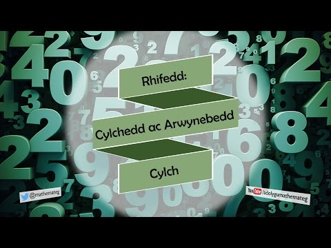 [144 Rh/S] Rhifedd: Cylchedd ac Arwynebedd cylch
