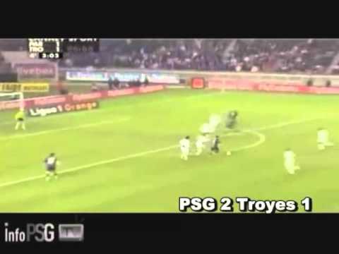 PSG - Troyes 2005-06, buts du PSG