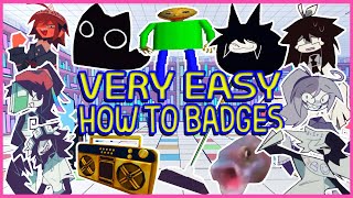 Roblox - UPDATE - How to Get All 12 Badges in Fundamental Paper Education : Morphs RP