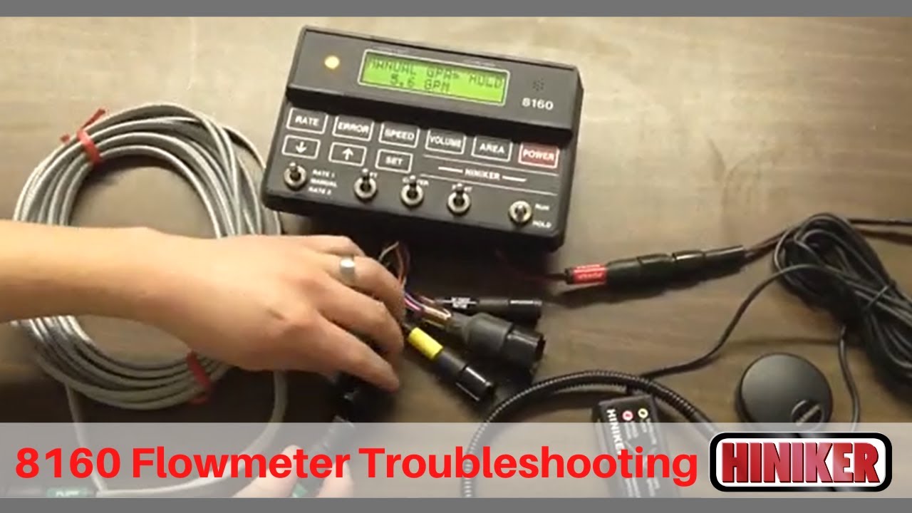 8160 Flowmeter Troubleshooting What to do when you get a "low flow