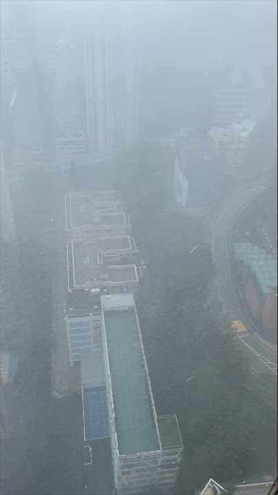 #HongKong #BlackRainstorm #2021 - First black rainstorm warning in Hong Kong (June 28, 2021) #Shorts