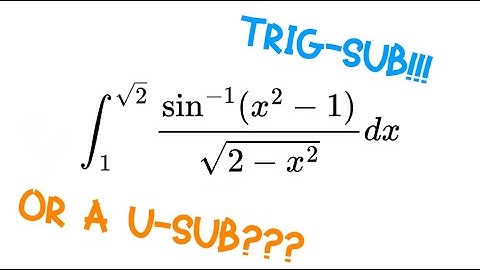 A Very Cool Trig-Sub Integral from a High School Integration Bee!