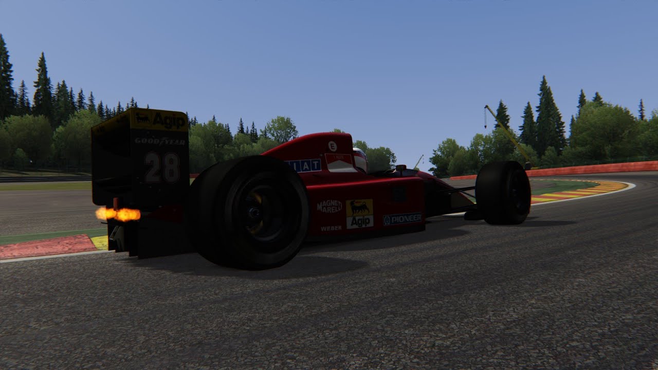 Assetto Corsa Hot Lap Around Spa Episode 10 Ferrari 643 Youtube