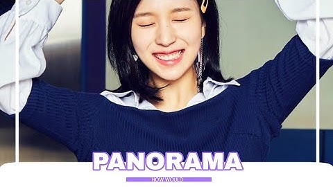 HOW WOULD TWICE SING  PANORAMA [IZ*ONE] LINE DISTRIBUTION [COLOR CODED]