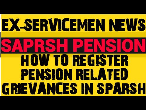 ? How to register Grievances in SPARSH Pension Portal/स्पर्श पर शिकायत कैसे दर्ज करें/Full Process/?