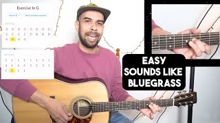Beginner Rhythm + Chord Transitions  (How to Play Like Billy Strings)