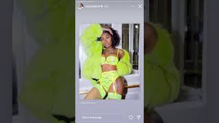 Dallas artist Asian Doll on IG “Popping out!”