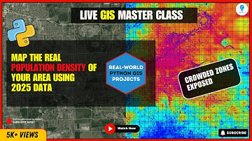 How Crowded Is This Area? LIVE Python GIS Mapping Reveals the Truth! 🔥