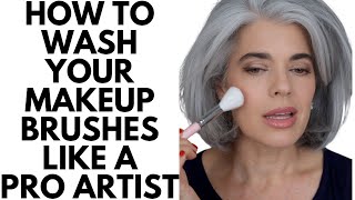 HOW TO WASH 🧼 YOUR MAKEUP BRUSHES ACCORDING TO A MAKEUP PRO | Nikol Johnson