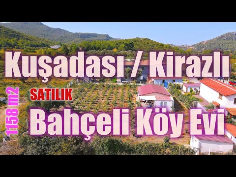 Satılık Kuşadası Kirazlı'da Bahçeli Köy Evi - Satılık Çiftlik Evi