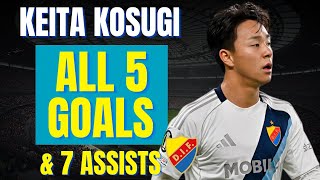 Keita Kosugi - ALL 5 GOALS & ASSISTS FOR DJUGARDENS | Skills & Highlights
