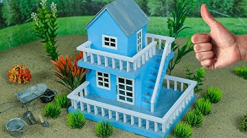 This Is Insane! How I Built a Mini House Using Only Tiny Bricks! #house #vfuho #miniature #diy