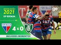 FORTALEZA 4 X 0 AMÉRICA-MG | MELHORES MOMENTOS | 10 ª RODADA BRASILEIRÃO 2021 | ge.globo