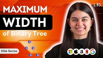 Maximum Width of Binary Tree | DSA Series : L.93