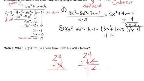 Long Division with Polynomials (MHF4U)