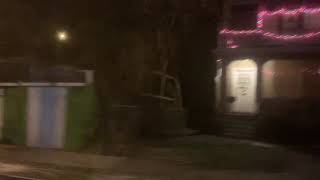 Riding Thru Vine street at night in Cincinnati Ohio