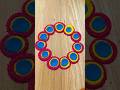 SimpleRangoli | Satisfying Rangoli |Easy Rangoli Tips and tricks |asmr#rangoli#satisfying#asmr#yarn