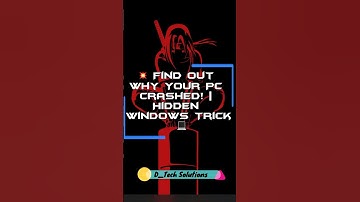 💻 Geheime Windows-truc om pc-crashes en fouten te vinden! | Werkt op Windows 10/11 #windows #tech...