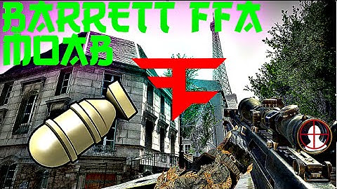 MW3: Barrett FFA MOAB! ( Sniper FFA MOAB ) Re-Upload + Desc