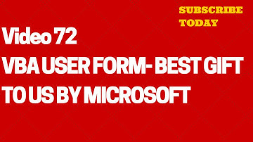 Learn Excel-  Video 72 -VBA Interactive UserForm List Box