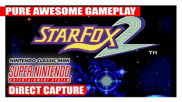 SNES CLASSiC MiNi | StarFox 2 Direct Capture Gameplay | GAMESCOM 2017